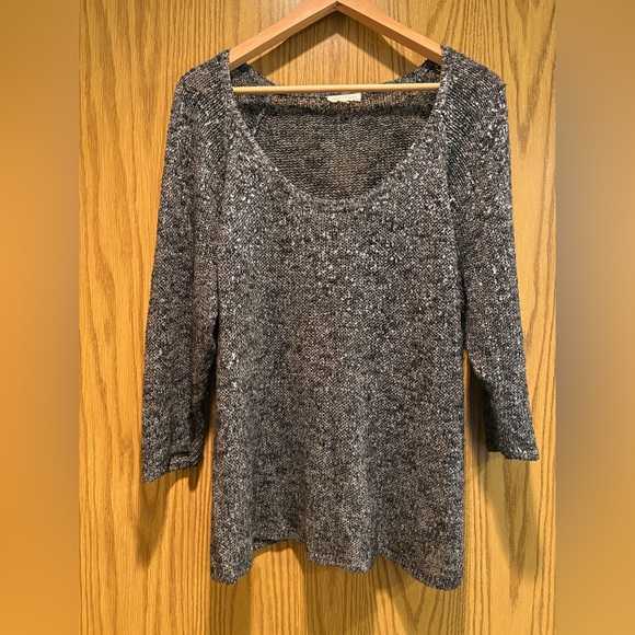 Eileen Fisher Sweaters - Eileen Fisher Open Knit Tunic Sweater Women’s Size XL Linen Blend